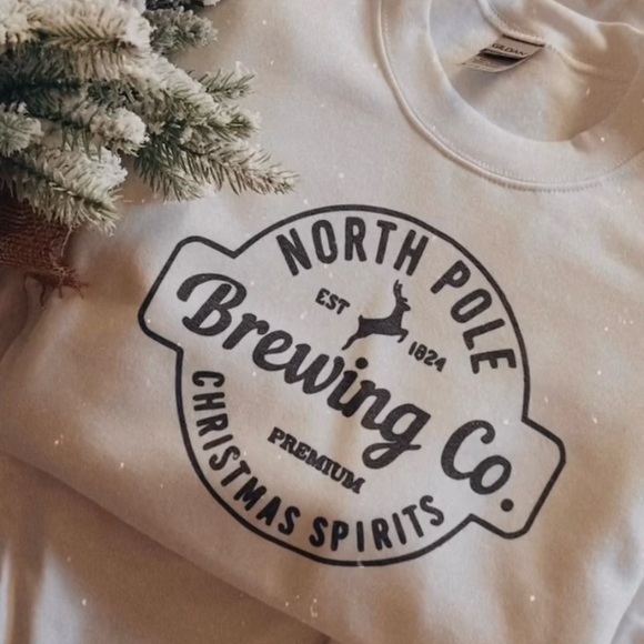 North Pole Brewing Crewneck Sweater - Picture 1 of 1